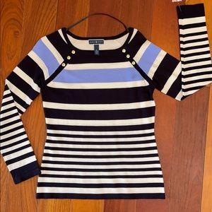 Karen Scott Blue Finch Spring Sweater size XL